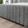 grey ruby ottoman bed bottom - midland beds