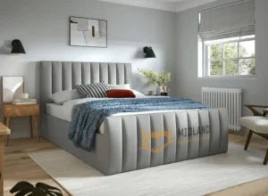 luxury ruby ottoman bed full - midland beds